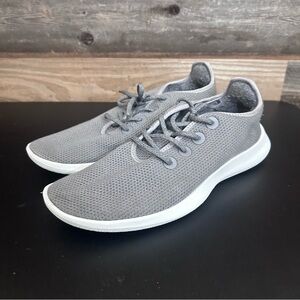 Allbirds Tree Runners Sneakers Gray White Soles Mens 13 Eco Aesthetic